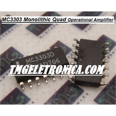 MC3303 - CI MC3303D Operational Amplifiers, Quadruple Low-Power - SMD SOIC 14Pin - MC3303D Operational Amplifiers, Quadruple Low-Power